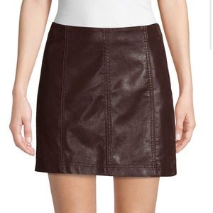 *ACCEPTING ALL OFFERS* FP Faux Leather skirt